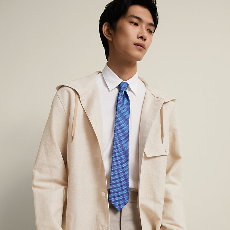 HERMES◆7分袖カットソー/42/コットン/IVO 丸胴コットンフライス＿クルーネック7分袖＿着心地抜群のきれい